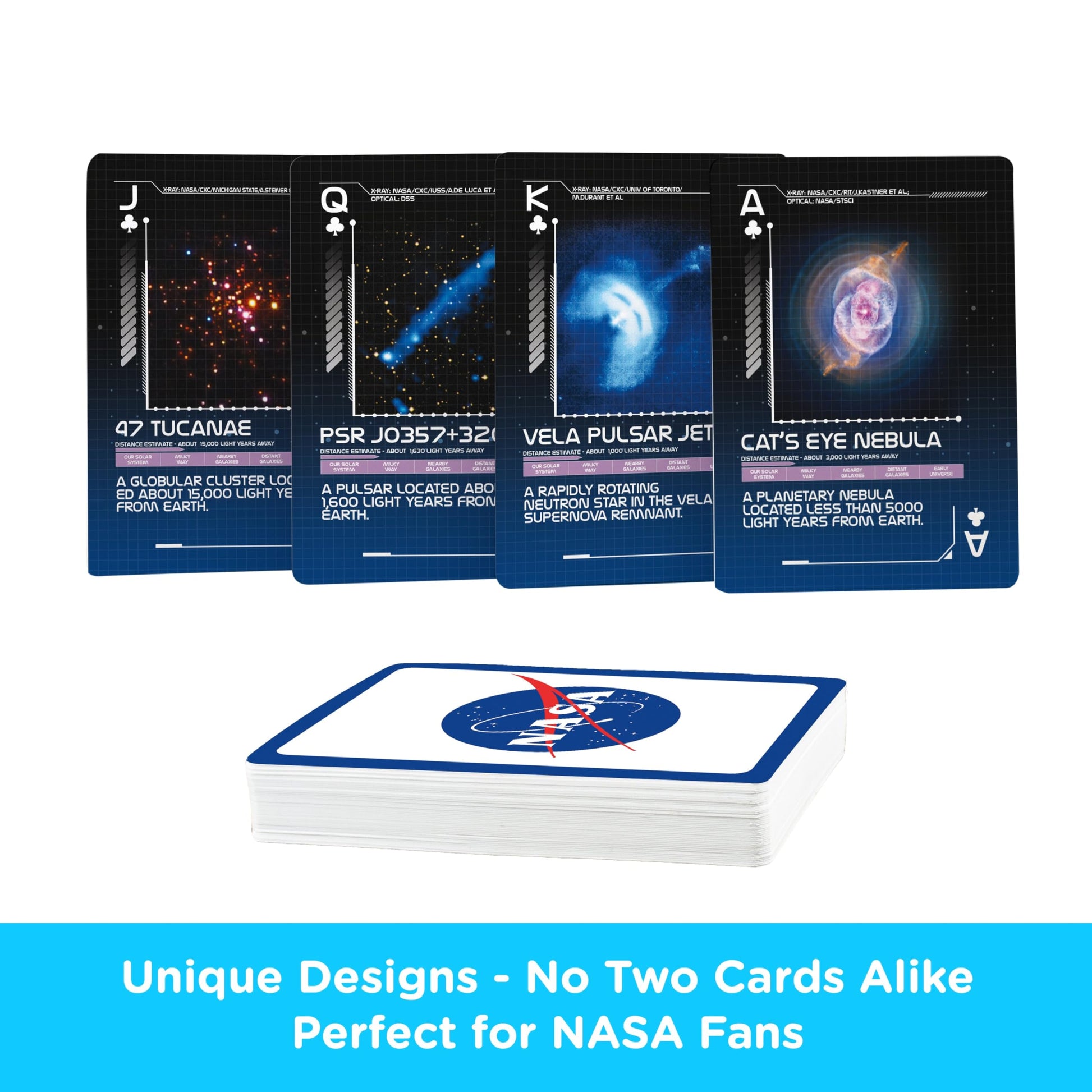 AQUARIUS NASA Across the Universe Playing Cards