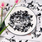 Silver and Black Graduation Confetti 2026, 1000 Pcs Class of 2026 Table Centerpiece Grad Confetti for 2026 Graduation Party Decorations Supplies
