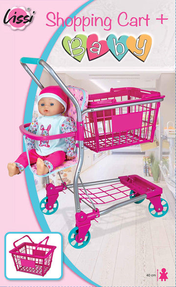 Shopping Cart with 16" Baby Doll