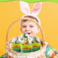Greingways 4 Pack Dinosaur Pull Back Cars Prefilled Plastic Easter Eggs with Toys Inside Filled, Toddler Easter Basket Stuffers Egg Fillers Montessori