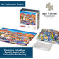 Boardwalk Route 66 210 Piece Personal Puzzle, Jigsaw Puzzles with Premium Box, Car Lover Gifts for Adults, 6"x8"