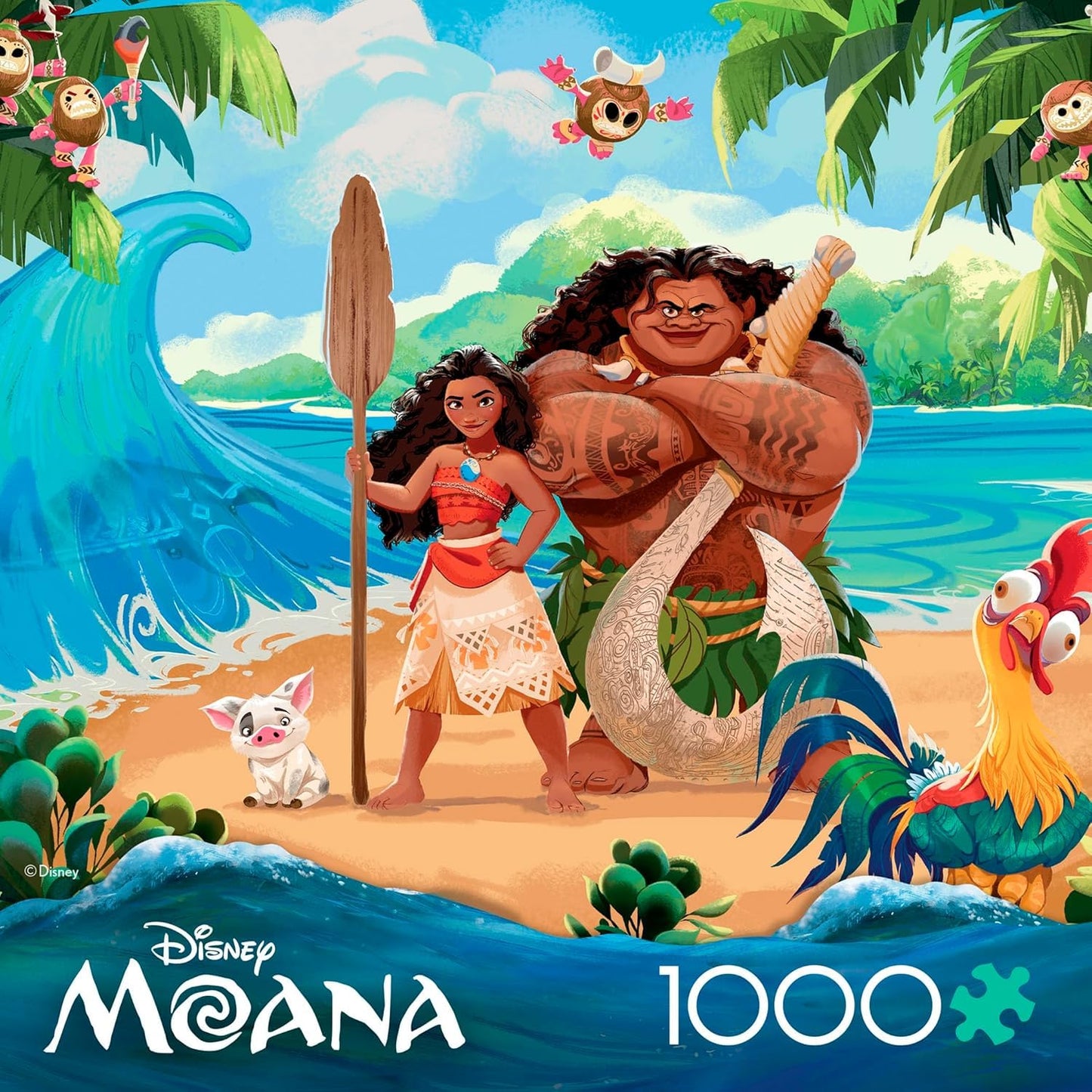 Ceaco - Disney Moana and Maui - 1000 Piece Jigsaw Puzzle for Adults