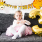 Giraffe Happy Birthday Party Banner, Cartoon Safari Animal Garland, Kids Jungle Themed Birthday Decorations, Funny Wall Hanging Letter Bunting