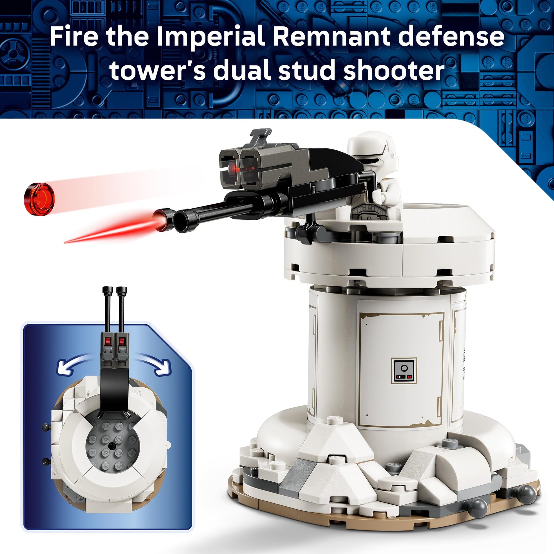 LEGO Star Wars AT-RT Attack - Building Toy for Boys & Girls, Ages 7+ - with The Mandalorian & Grogu Minifigures - Playset for Kids - Gift