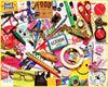 White Mountain 1000 Piece Jigsaw Puzzle Nostalgic Colorful, Junk Drawer