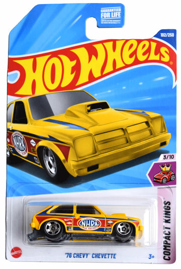 Hot Wheels '76 Chevy Chevette, Compact Kings 3/10 [Yellow] 102/250