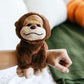 The Petting Zoo Bigfoot Yeti Stuffed Animal Plushie Slap Bracelet, Gifts for Kids, Slapstix Wildlife Animals, Brown Bigfoot Plush Toy, 9 inches