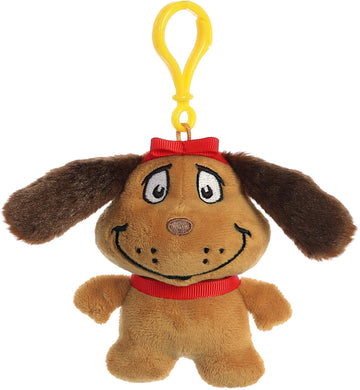 Aurora® Whimsical Dr. Seuss™ Max Clip-On Stuffed Animal - Officially Licensed Plush for Imaginative Play - Perfect for Kids and Adults - Brown 4