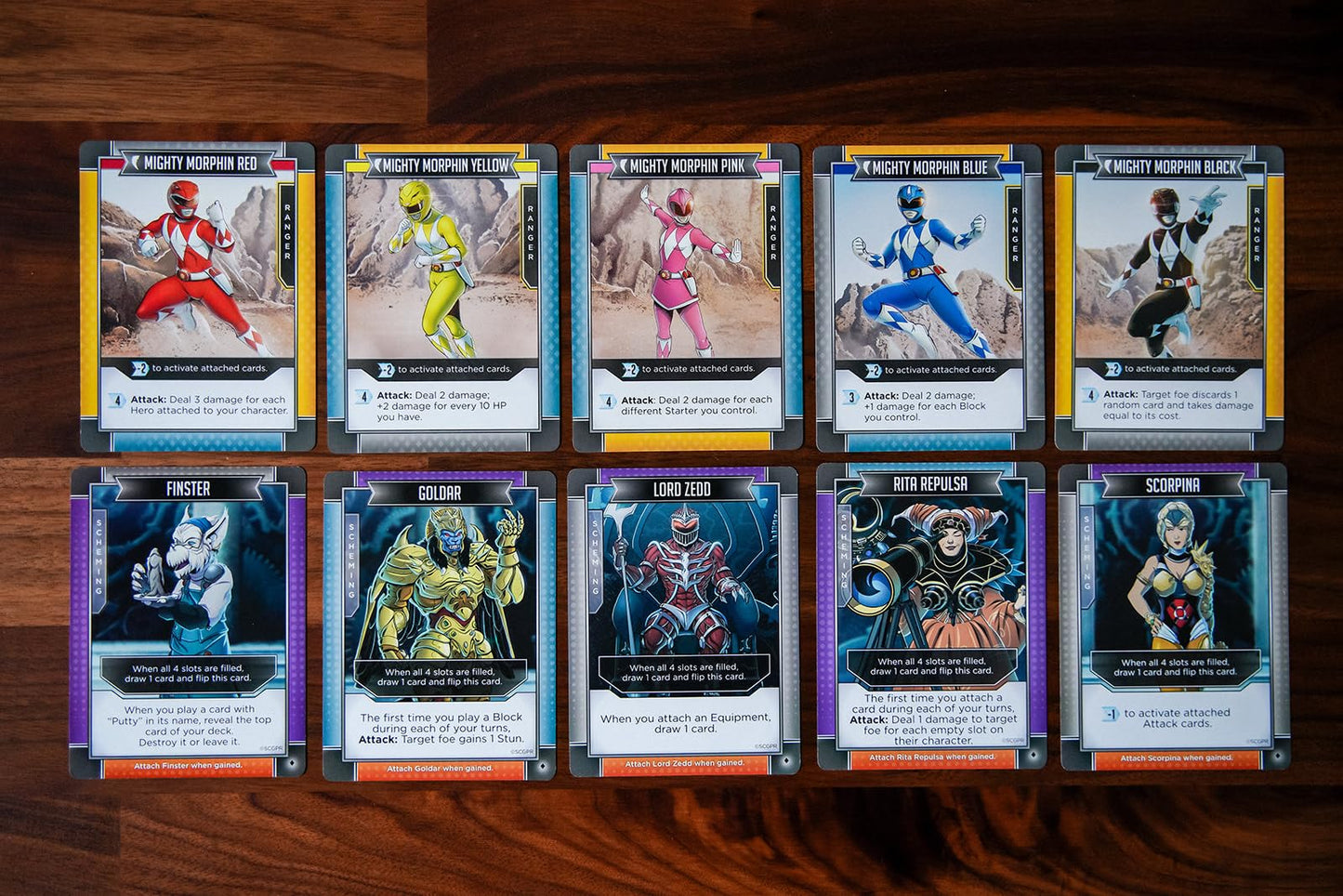 Renegade Game Studios Power Rangers Deck-Building Game 2-4 Players, Ages 13+ Core Set