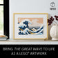 LEGO Art Hokusai - The Great Wave 31208, 3D Japanese Wall Art, Framed Ocean Canvas Picture for Home or Office Décor, Creative DIY Activity, Arts &