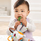 Skip Hop Bandana Buddies Baby Activity and Teething Toy with Multi-Sensory Rattle and Textures, Elephant