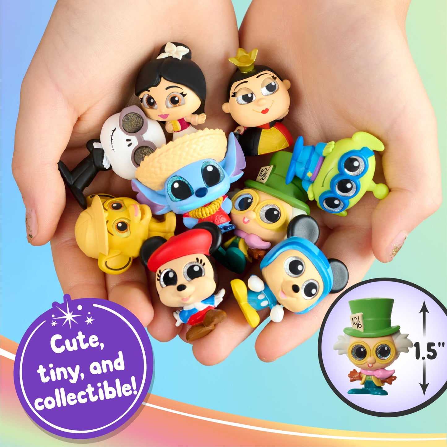 Disney Doorables Let’s Go Series 2 Figure and Vehicles 2-Pack, Styles May Vary, Officially Licensed Kids Toys for Ages 5 Up, Amazon Exclusive