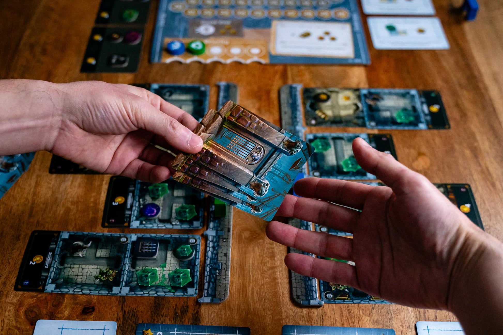 Stonespine Architects Board Game | The Card-Drafting Game of Dungeon Design | Competitive Labyrinth Building Strategy Family Game | 45-60 Minutes