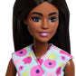 Barbie Careers Baby Doctor Playset with Brunette Doll Wearing Scrubs, 2 Baby Dolls, Examination Table & Accessories