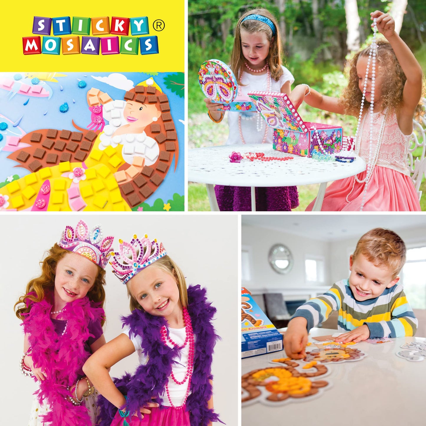 Sticky Mosaics Orb 51044 Travel Pack Unicorns, Multi, One Size