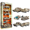 Lollipop US Army Die-Cast Vehicle Set - 6 Military Vehicles for Toddlers & Kids, Army Trucks, Jeeps, Recon Force Toys for Boys Age 4-7, Officially
