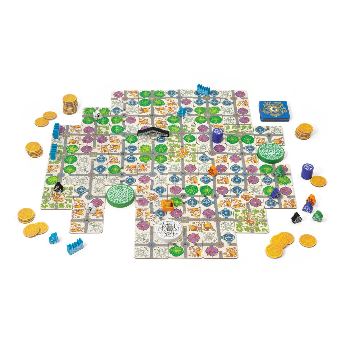 Guildlands - Choose Your Guild, Lay Your Tiles, Rebuild the City! - for 2 to 6 Players Ages 10 and up