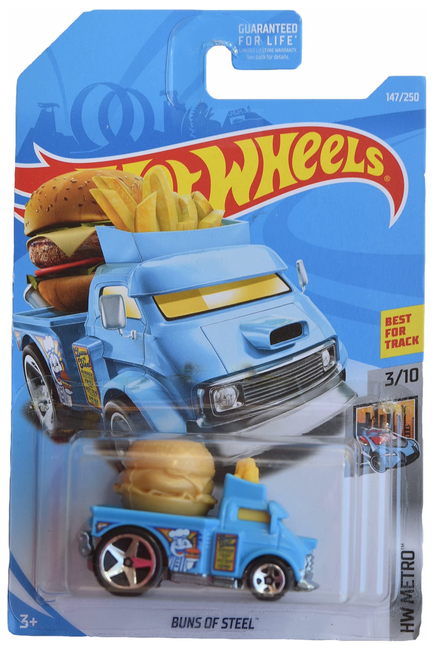 Hot Wheels Buns of Steel, [Light Blue] 147/250 Metro 3/10
