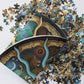 Zodiac Puzzle for Adults 500 Piece Round Constellation Astrology Puzzles