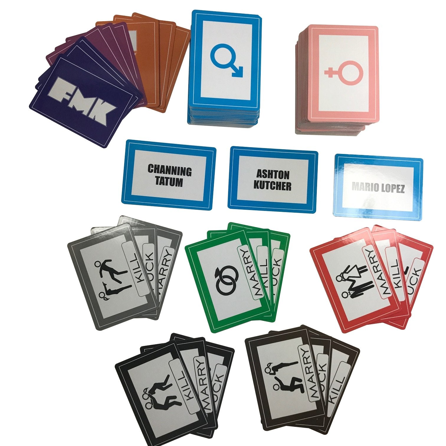 Poker Weight FMK (F..k Marry Kill) - The Completely Inappropriate Adult Party Card Game NSFW
