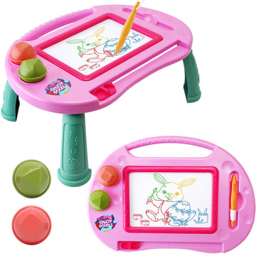 Toys for 2-4 Year Old Girls,Magnetic Drawing Board,Toddler Toys for Girls Age 2 3,Erasable Doodle Board for Kids,Learning Toy for Toddler 2 3 4 5,Gift