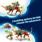 LEGO DREAMZzz Mateo’s Fire Chameleon Building Toy - Pretend Play Set for Kids, Ages 7+ - Storytelling Toy for Boys & Girls - 2 Construction Modes