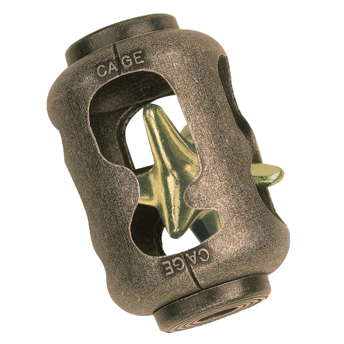 BePuzzled |Cage Hanayama Metal Brainteaser Puzzle Mensa Rated Level 3, for Ages 12 and Up