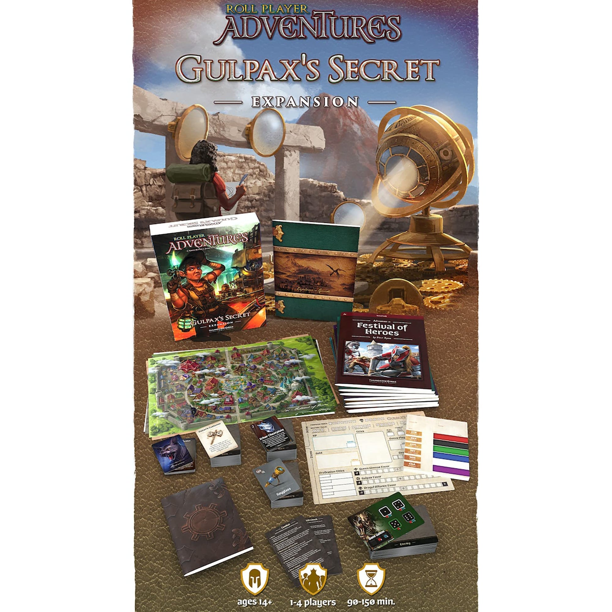 Roll Player Adventures: Gulpax's Secret Expansion | an exciting new Full Campaign | Explore new Locations, Battle new Foes! | Age 14+, 1-4 Players