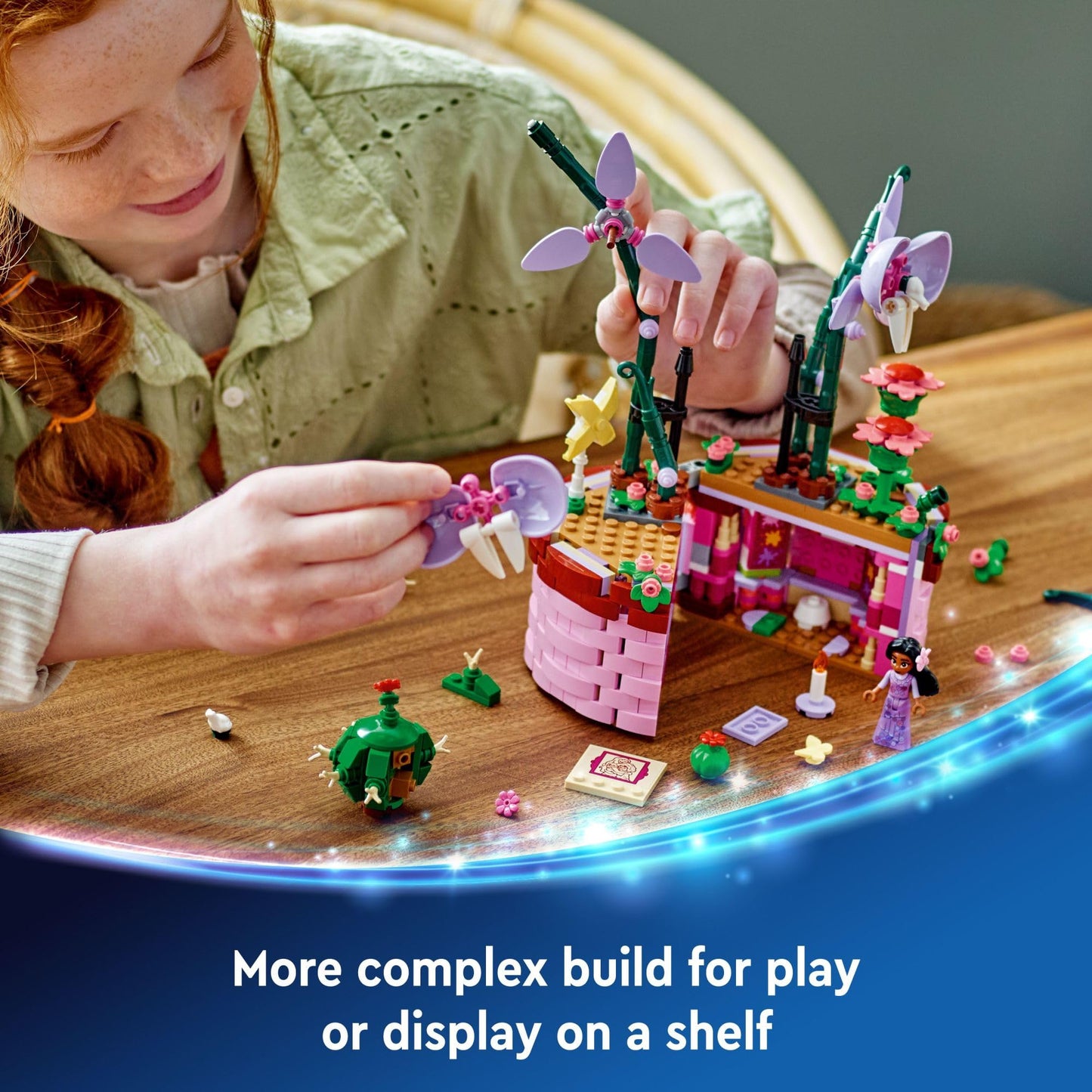 LEGO Disney Encanto Isabela’s Flowerpot, Buildable Orchid Flower Toy for Kids with Disney Encanto Mini-Doll, Toy for Play and Display, Fun Gift for 9