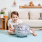 Ryttir 24 Inch Fuzzy Large Seal Stuffed Animal,Soft Stuffed Seals Plush Toy Cuddly Bedroom, Funny Valentine Seal Gifts for Women Girls Boys