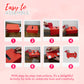 4E's Novelty DIY Valentines Mailbox for Kids - Valentines Day Card Box Craft Kit - DIY Dog Mailbox with Foam Stickers - School Mailbox Classroom