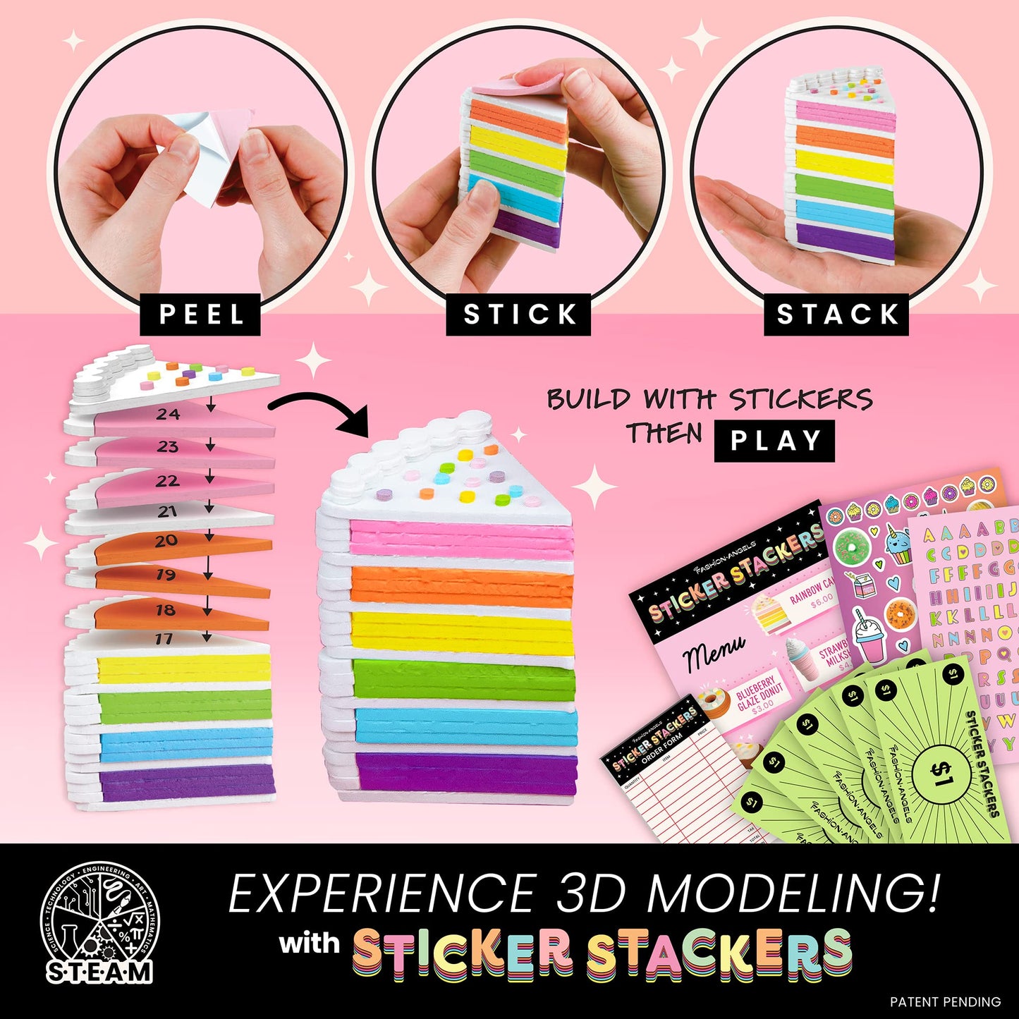 Fashion Angels Bakery Sweets Sticker Stackers