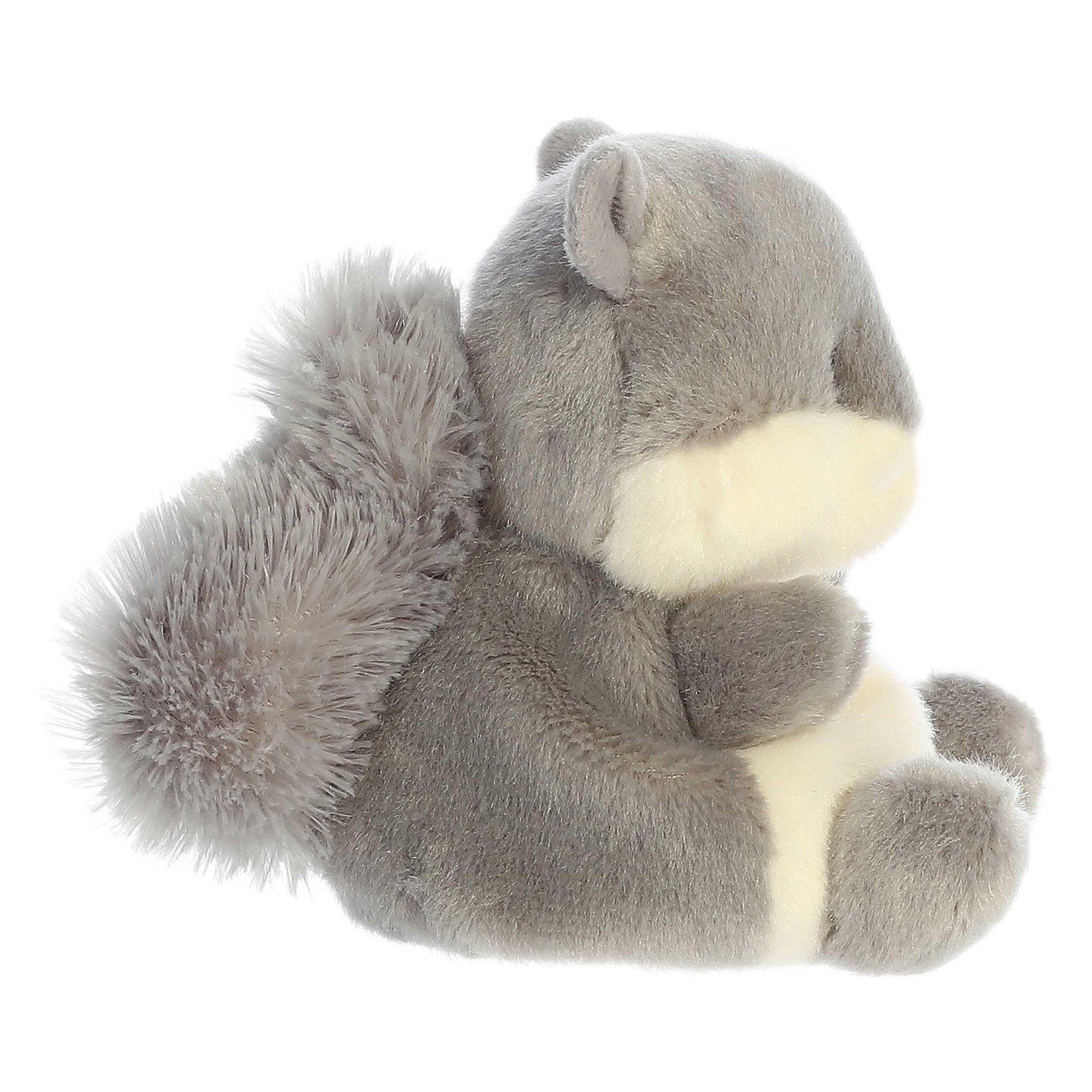 Aurora® Adorable Palm Pals™ Gus Grey Squirrel™ Stuffed Animal - Fun Collectible Plush for Kids and Adult Collectors - Perfect for Decorating Rooms