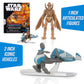 Star Wars Micro Galaxy Squadron Series 6 (6 Pack) Mystery Blind Box - Get Six 2.5" Vehicle or 1" Mini Figure - Officially Licensed - Authentic