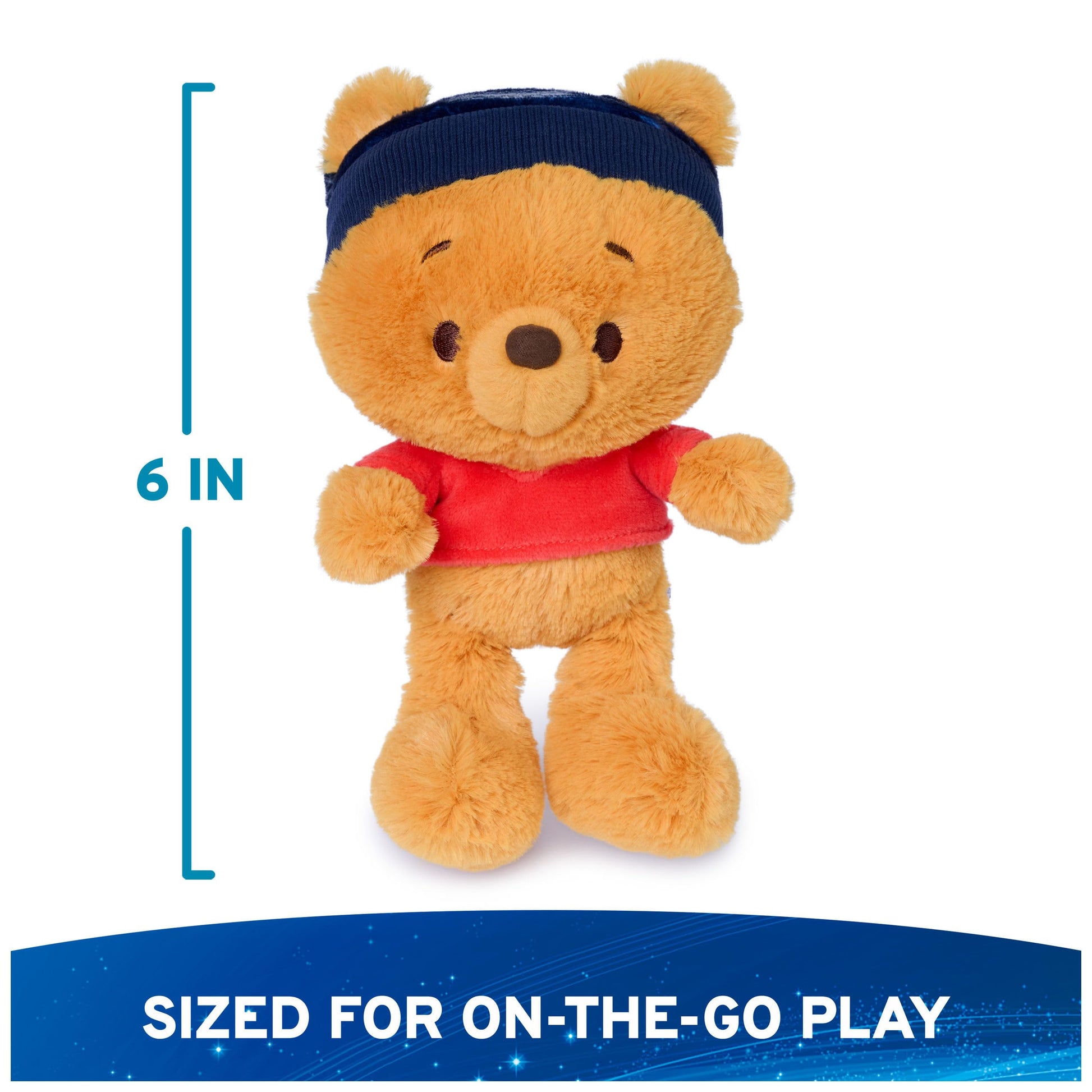 GUND Disney Winnie the Pooh Kai Bear Plush with Winter Outfit for Ages 1+