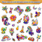 FLUXOJOY Foil Art Craft Kits for Kids, Mess -Free Fun Activity Set for Child, DIY Printing Craft Kit, Birthday Party Gifts for Ages 4 5 6 7 8 9 10 11