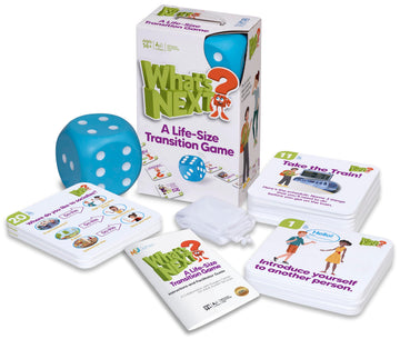 M&J Games What's Next? A Life-Size Transition Game, Jumbo Size Inclusive Floor Game, Board Game for Neurodivergent & Autistic Individuals, Work on