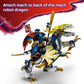 LEGO NINJAGO Rogue’s Mech Dragon Rider Building Toy - Dragons Rising Play Set & 4 Ninja Toy Minifigures for Boys & Girls, Ages 8+ - 2 Ways to Build &