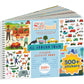 All Around Town 500+ Kids Sticker Book by Cupkin Fun Toddler Travel Activity Coloring and Sticker Book, Road Trip Essentials, 12 Coloring Pages 12