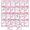 ASL Abc's Flash Cards for Toddlers, 36 Sign Language with Cursive,Numbers |Montessori ASL Bundle I Have... Who has? Game for Homeschool