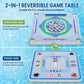 Sawiei Floating Mahjong Table for Pool, 32 Inch Double-Sided Floating Poker Tray, Waterproof Floating Board for Adults Pool Hot Tub Lake Summer Party