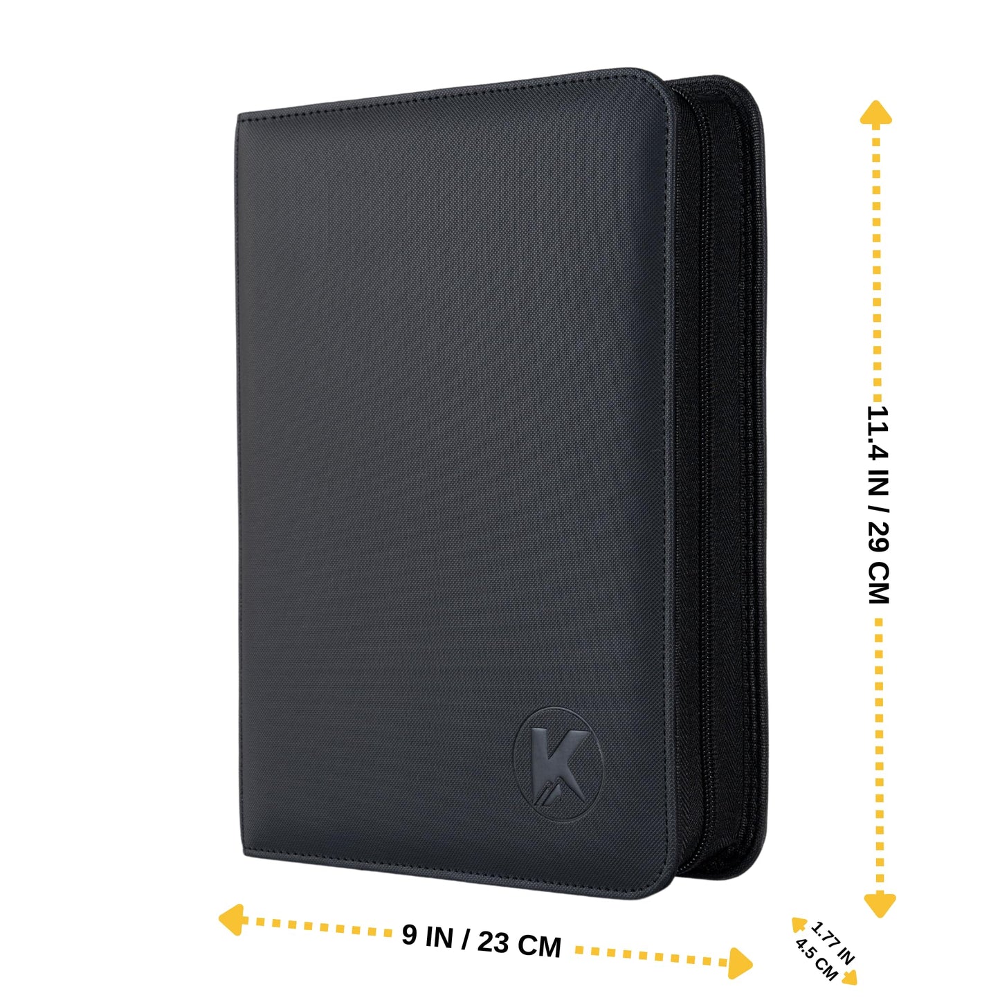 KUOOKING Top loader Binder, Holds 128+ Toploaders, 4 Pocket Top Loader Card Storage Case, Double-Sided Pockets for trading card in 3 x 4'' Toploaders