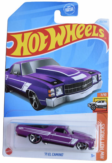 Hot Wheels '71 El Camino, HW Hot Trucks 7/10 [Purple] 132/250