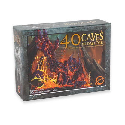 Too Many Bones: 40 Caves in Daelore Expansion - Tabletop Dice-Builder Fantasy RPG Game Add-on