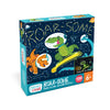 Chuckle & Roar - Roar-Some Glow in The Dark Jigsaw Puzzle for Kids - 100 Piece Educational Space Dino Puzzle - Ages 6+ - Fun Learning, Fine Motor