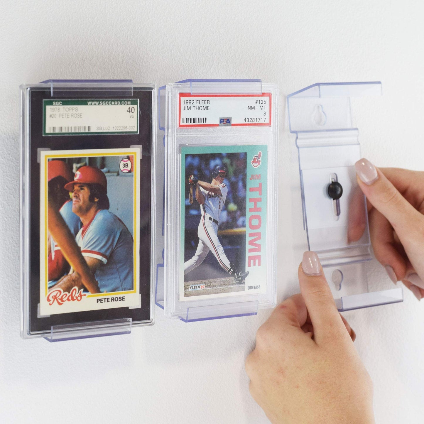 CollectorMount™ Graded Card Display, Wall Mount & Shelf Stand, 1 Pack
