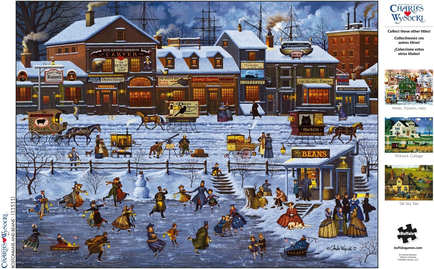 Buffalo Games - Charles Wysocki Bostonians and Beans - 1000 Piece Puzzle
