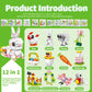 Sakiway 12 pcs Easter Egg Fillers Building Kits,Easter Bricks Toy Gift Easter Egg Fillers, Teen Easter Basket Stuffers for Boys Girls, Prefilled