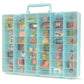 Plastic Toy Storage Case Compatible with Mini Brands Collector Toys, Miniverse, Shopkins, Real Littles, and LOL Surprise Series 1, 2, 3, 4