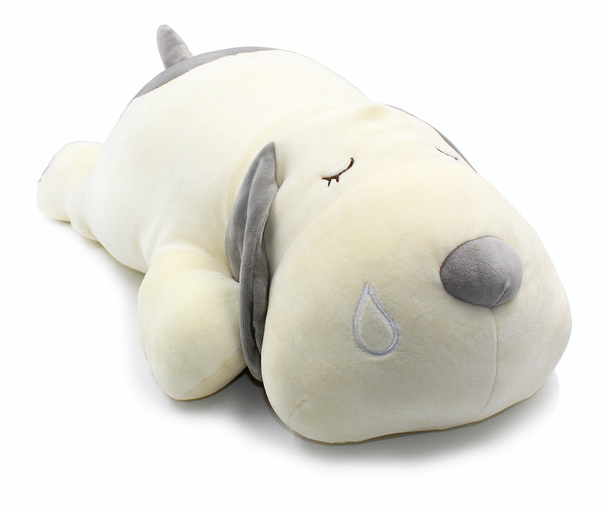 Vintoys Very Soft Dog Big Hugging Pillow Plush Puppy Stuffed Animals Gray 23.5"